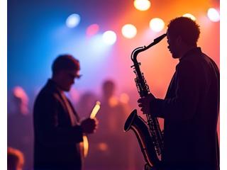 Jazzmuzikanten tijdens North Sea Jazz Festival