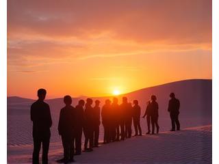 Theaterproductie op het strand van Terschelling tijdens Oerol