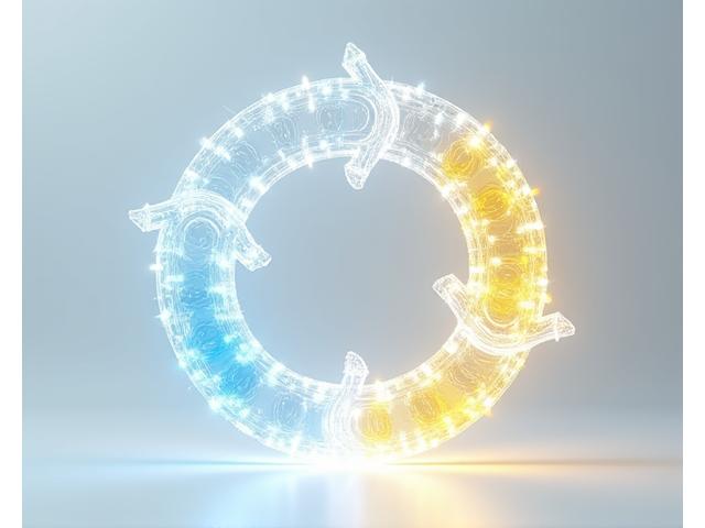 Illustratie van een circulair bedrijfsmodel met hergebruik van materialen