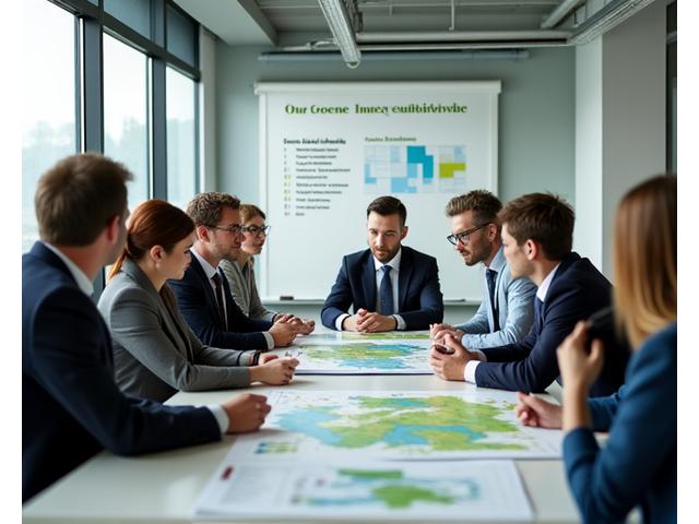 Overleg van een gemeenteraad over een duurzaam actieplan