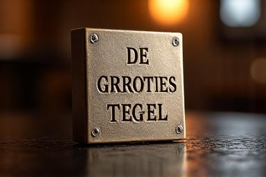 Award-trofee van De Grote Tegel