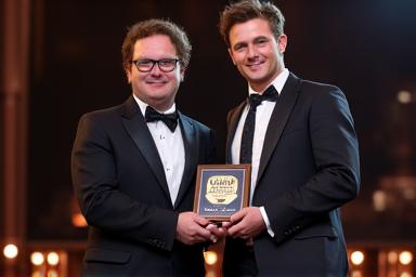 Daan Hendriks ontvangt de Zilveren Camera award