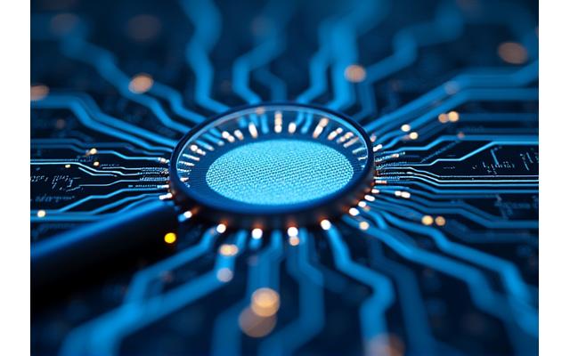 Abstracte afbeelding die integriteit en datanauwkeurigheid symboliseert