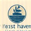 Logo van een jachthaven bij de kust